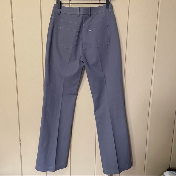 Purple St. John Sport high waist straight leg pants. Size 4 - Picture 2 of 7